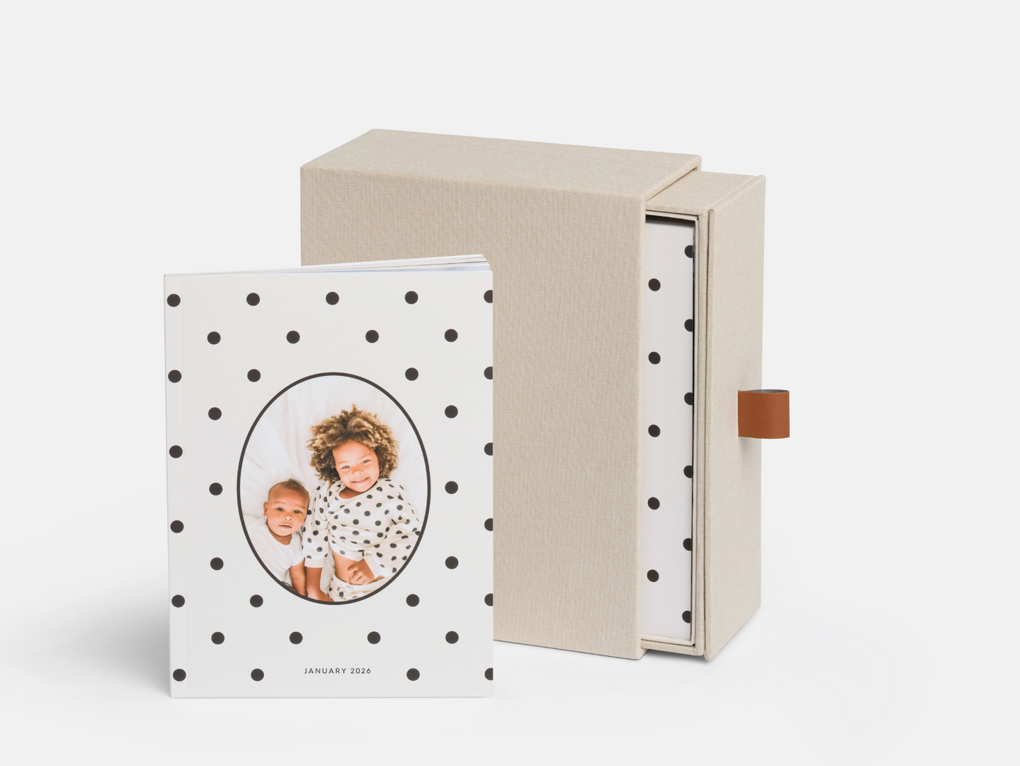 Baby's First Year Keepsake Box + Free First Photo Book | Fits Monthly Baby Books